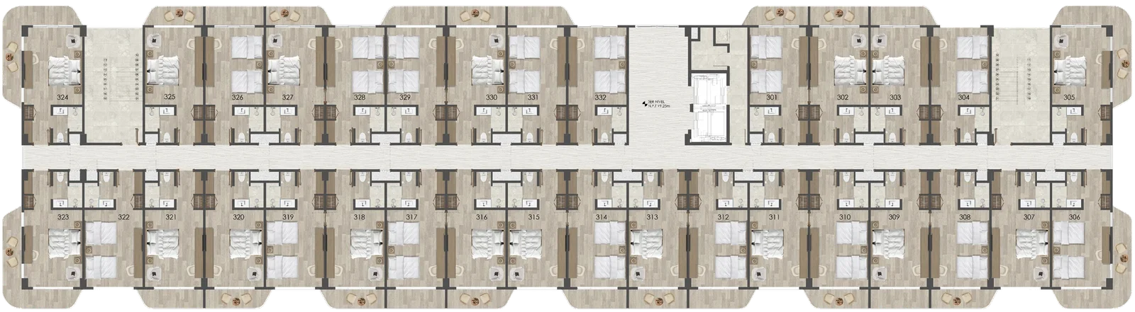 Piso 3 floorplan